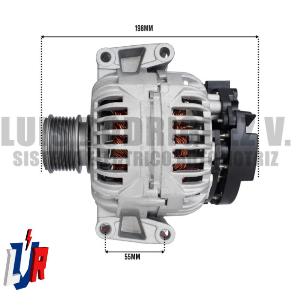 Alternador Mercedes Benz C160, C180, C200 CGI, C200, C230, CLK200, E200 (2711540202)