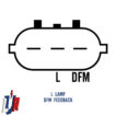 Alternador Hyundai Elantra, I30 - Kia Soul, Ceed, Cerato, Spectra (3730023650) - Imagen 5