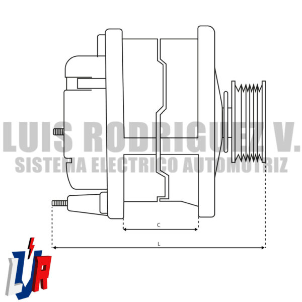 Alternador Chevrolet Swift (A005TB1292)