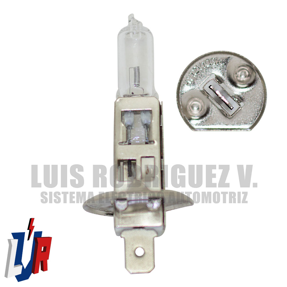 Lampara H1 12v 100w Halogena Blanco Estandar Autos