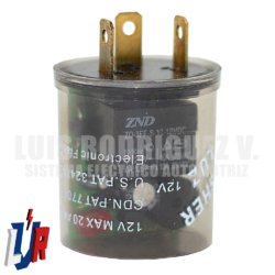 Flasher Direccional Universal 12V (3 Patas)